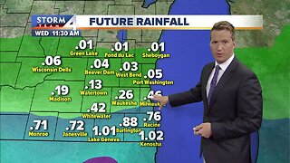 Rain moves in later this evening