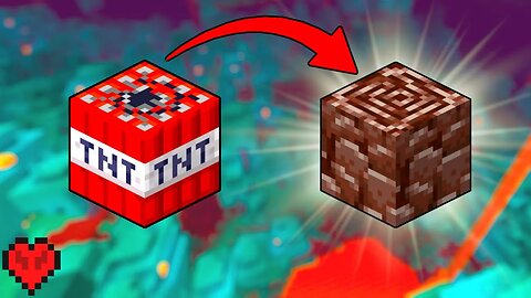 Converting TNT to Ancient Debris in Hardcore Minecraft