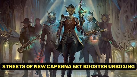 Magic: The Gathering Streets of New Capenna Set Booster Unboxing