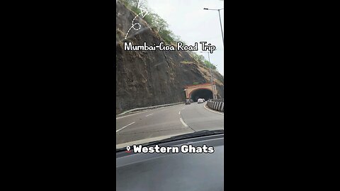 Mumbai-Goa Road Trip | Scenic Route with Tunnels | Mumbai-Pune Expressway | Western Ghats of India