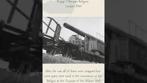 Abandoned Krupp K5 railway gun Netherlands - Panzerarchive #shorts 70