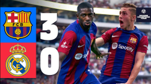 BARCELONA VS REAL MADRID 3-0 HIGHLIGHTS | EL-CLASICO AMERICANO PRESEASON FRIENDLY 2023