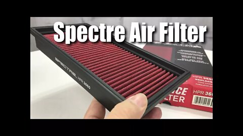 Spectre Performance Reusable High Performance Air Filter