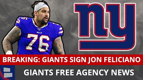 Giant Sign Center Jon Feliciano Who REUNITES With Brian Daboll | Giants Free Agency News