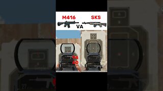 M416 VS SKS damage 😱 #pubg #pubgtipsandtricks #tdm #pubgmobile #pubgshorts