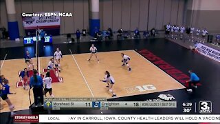 NCAA volleyball tournament taking place at CHI Health Center