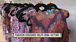 Fashion designer helps Hurricane Irma victims by donating portion of sales to Tampa Bay charities