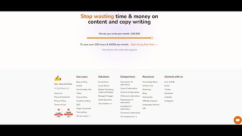 Rytr AI The best, FREE AI all-in-one writing platform