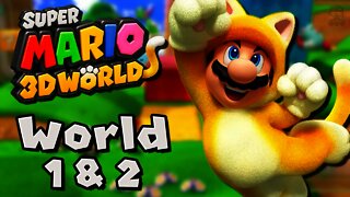 Super Mario 3D World - World 1 & 2 Walkthrough (Nintendo Switch)