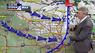 Windy with a chance for flurries Tuesday night