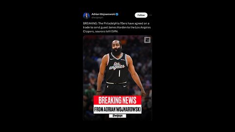 🚨James Harden has been traded to the Los Angeles Clippers🚨 #rumbleshorts