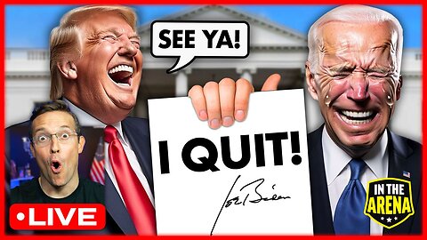 🚨 BREAKING: Joe Biden QUITS! DROPS OUT of 2024, Ends Presidency in Humiliation | Democrats in PANIC