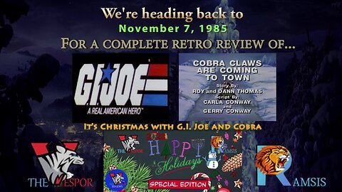 Retro TV Review | G.I. Joe (1985) "Cobra Claws are Coming to Town" | S1 E39 FULL Review |