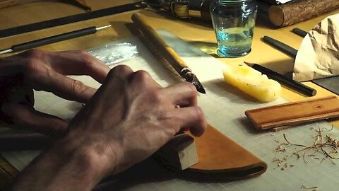 SOTW #2 - Making a Leather Sheath With a Hammer and Knife