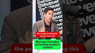 Michael Knowles the real misogyny is men dictatting what women are and what women rights are