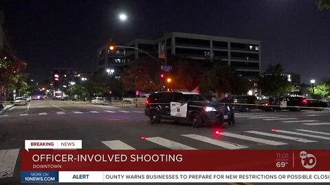 Officer-involved shooting at San Diego Police headquarters