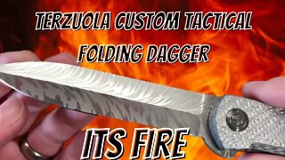 TERZUOLA CUSTOM FOLDING DAGGER | TRULY AMAZING