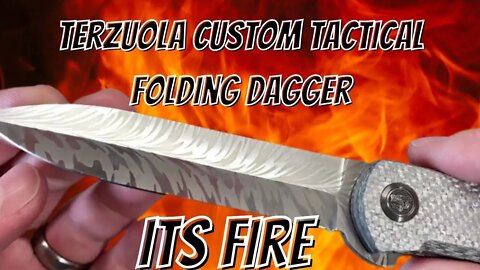 TERZUOLA CUSTOM FOLDING DAGGER | TRULY AMAZING