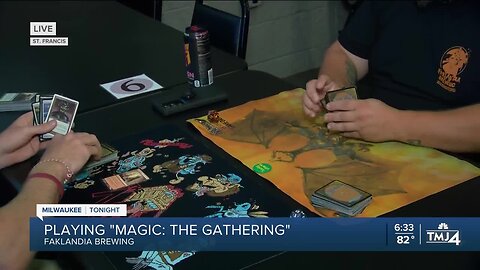 Groups gather to play 'Magic: The Gathering' at Faklandia Brewing