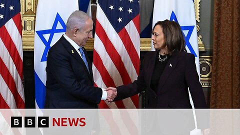 Kamala Harris tells Benjamin Netanyahu 'it is time' to end war in Gaza | BBC News | VYPER ✅