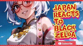 Japan Reacts to Blackwashed Zelda Fan Art #zelda #tearsofthekingdom #anime