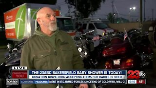 23ABC Bakersfield Baby Shower receives donation from Bakersfield Harley Davidson
