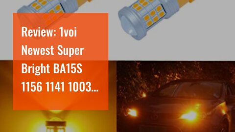 Review: 1voi Newest Super Bright BA15S 1156 1141 1003 RV Interior Light LED Bulbs Camper Traile...