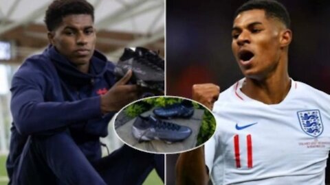 England vs Belgium: Marcus Rashford to wear boots with messages from children he's helped