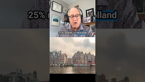 Worried About Rising Sea Levels? 60% of Netherlands Land Is Below Sea Level #shortvideo