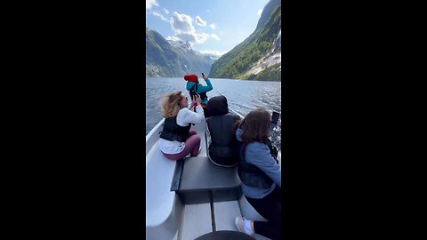 Fairytale vibes in Geiranger, Norway Video by#earth#travel #holiday #explore #adventure #views