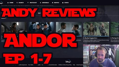 Andy Reviews Andor Episode 1-7 - Star Wars