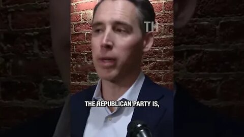 HAWLEY: "The Republican Party is dead..."