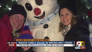 Mason family killed in wrong-way crash