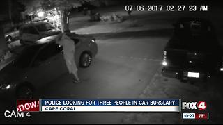 Trio steals car in Cape Coral neighborhood