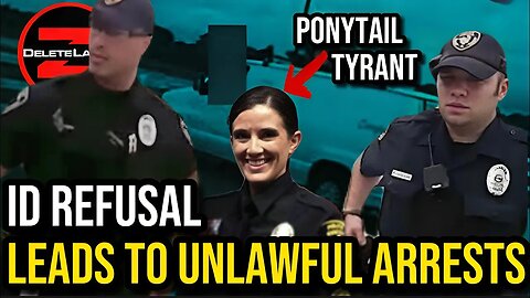 ID REFUAL LEADS TO UNLAWFUL ARREST AND ILLEGAL SEARCH BY PONYTAIL #JBTP TYRANT COP @iamgod2669 ​