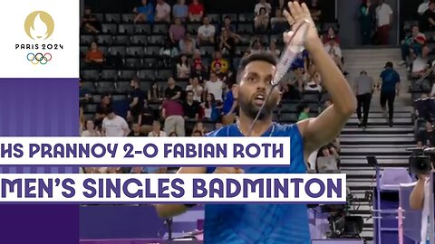 Prannoy H.S. begins Olympic journey with a win! 🏸 | Badminton men's singles | Paris 2024 Highlights