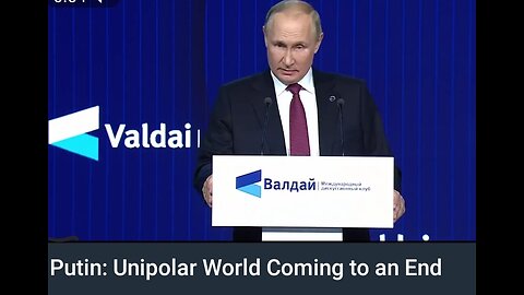 B💥Q💥Q💥M - Putin: Unipolar World Coming to an End