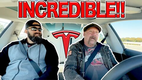"Incredible!" - First Time Tesla Test Drive! - Laid Back Guy Impressed by Tesla Model 3 Long Range!
