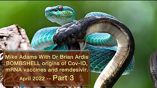 April 12, 2022 Dr. Bryan Ardis reveals BOMBSHELL origins of Cov-ID, mRNA Injections and Treatments such as Remdesivir | Part 3/3 – Mike Adams | Health Ranger Report