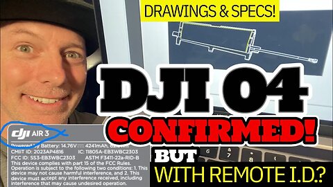 DJI 04 CONFIRMED! - FCC Filing, Remote ID, and Structure Drawings