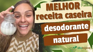 Como Fazer Um Desodorante Sem Alumínio Caseiro Com Apenas 3 Ingredientes | Vegano, Natural, Orgânico