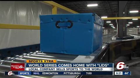 LIDS distribution center busy with World Series sales