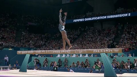 WoW! Simone Biles - First woman to complete a triple flip!!!