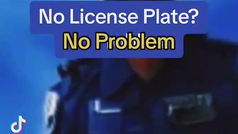 No Licence Plates