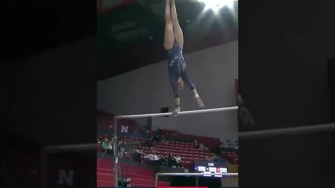 Carly Bauman (Michigan) 9.950 on Bars - Big 5 Night 1 2/24/23 #shorts