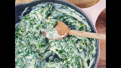 Easy Creamed Spinach