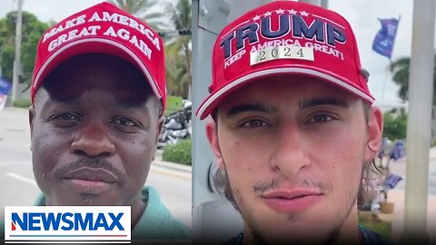 VIDEO: Trump supporters arrive for big Florida rally | American Agenda