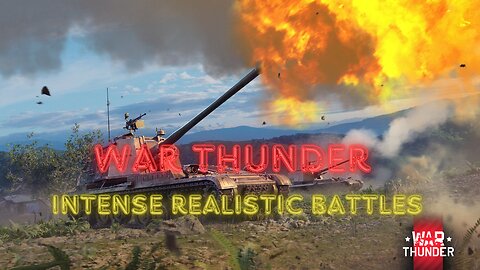 War Thunder Grinding Live | Intense Realistic Tank Battles | War Thunder | PC Game
