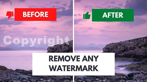 How To Remove ANY Watermark For FREE With Generative Fill (AI) - In Depth Tutorial
