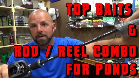 How To Catch Pond Bass | What Baits and Rod/Reel Combo